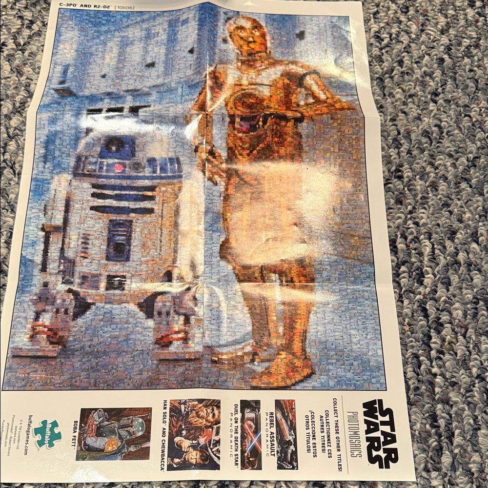 Buffalo David Bitton Star Wars C-3PO & R2-D2 1000 PC Puzzle - Picture 4 of 5